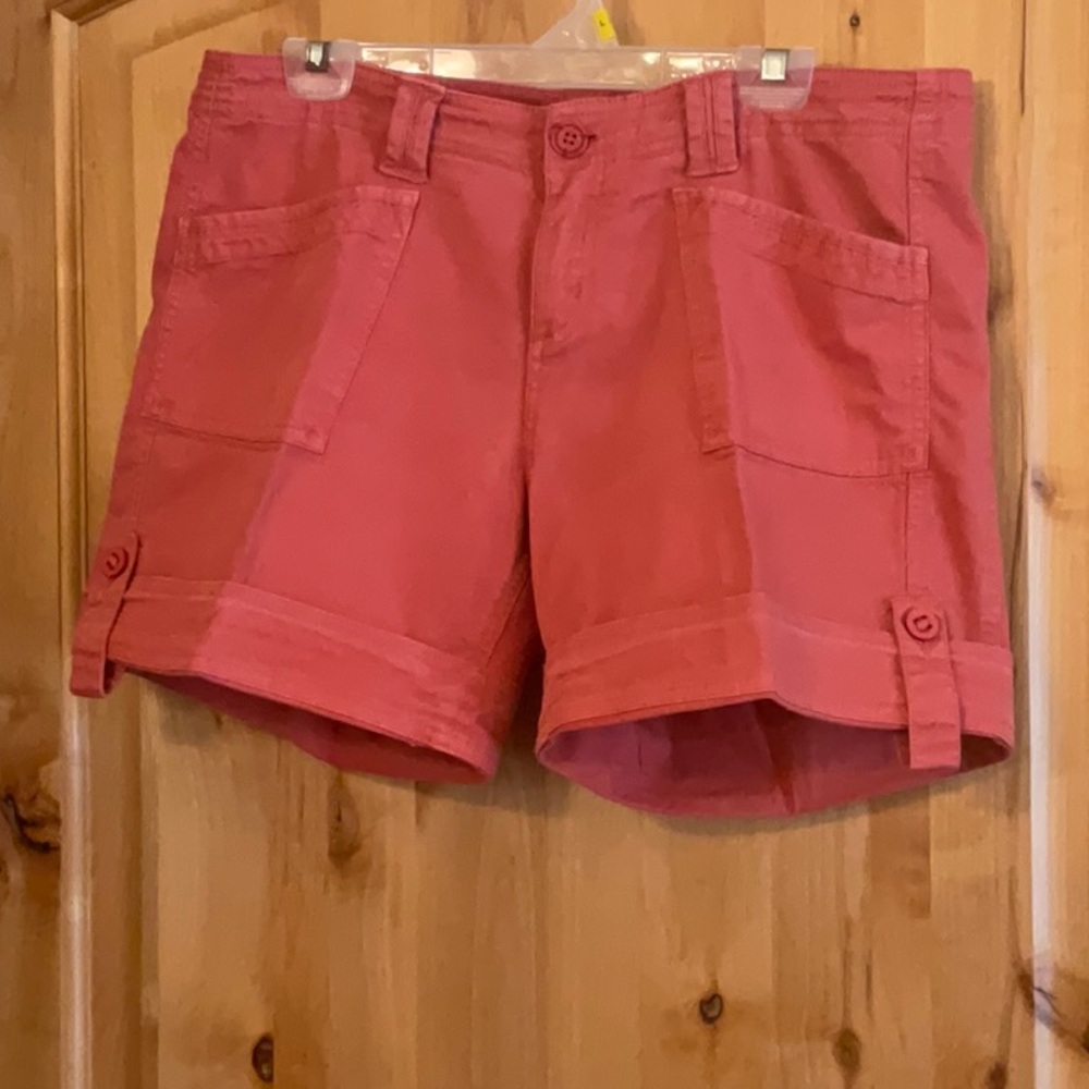 Aventura Pink Cargo Shorts with Utility Pockets